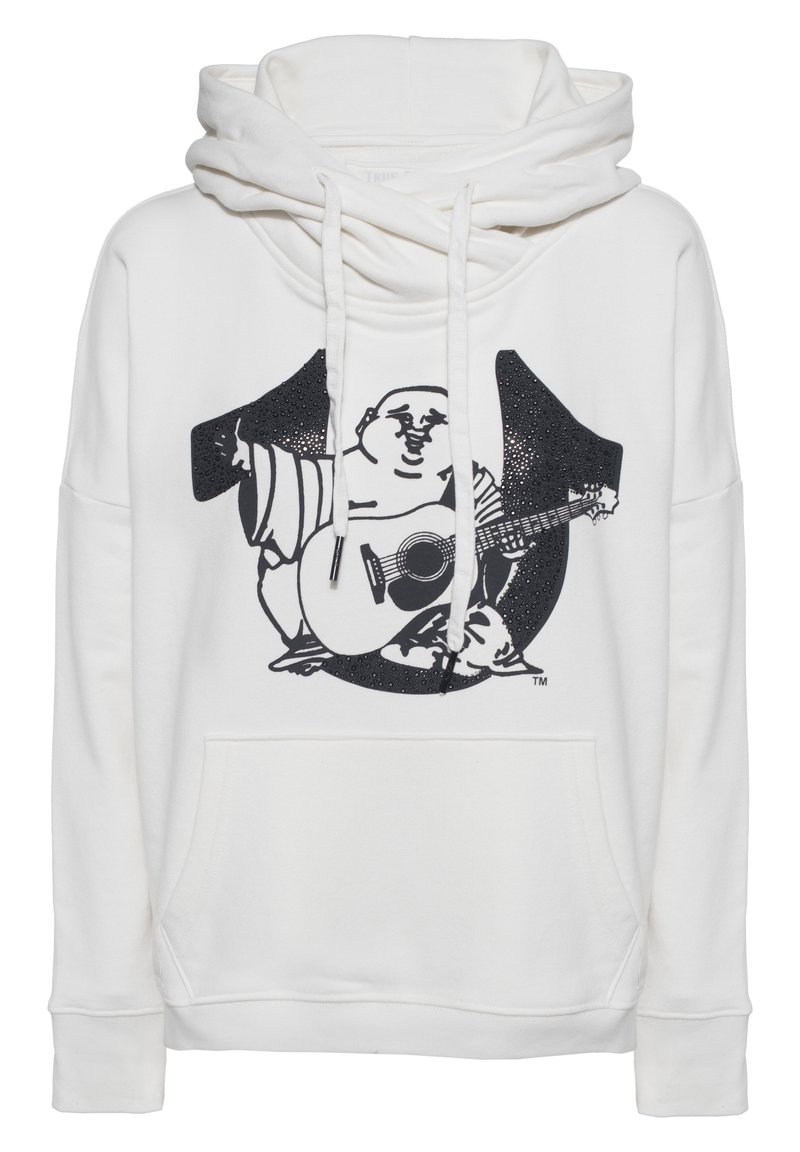 Damen Sweatshirts | True Religion CHRISTALES BUDDHA Kapuzenpullover blanc/weiß - TH24364 Damen Sweatshirts | True Religion CHRISTALES BUDDHA Kapuzenpullover blanc/weiß - TH24364