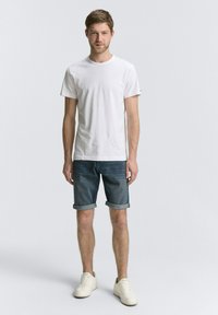 TOM TAILOR TTJOSH Regular - Traperice uskog kroja - dark stone blue grey denim