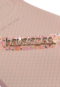Havaianas HAVAIANAS FLIP FLOP SLIM GLITTER FLOURISH - Badesko - light pink