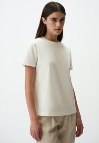 Jimmy Key CREW NECK SHORT SLEEVE - T-shirt basic - off-white