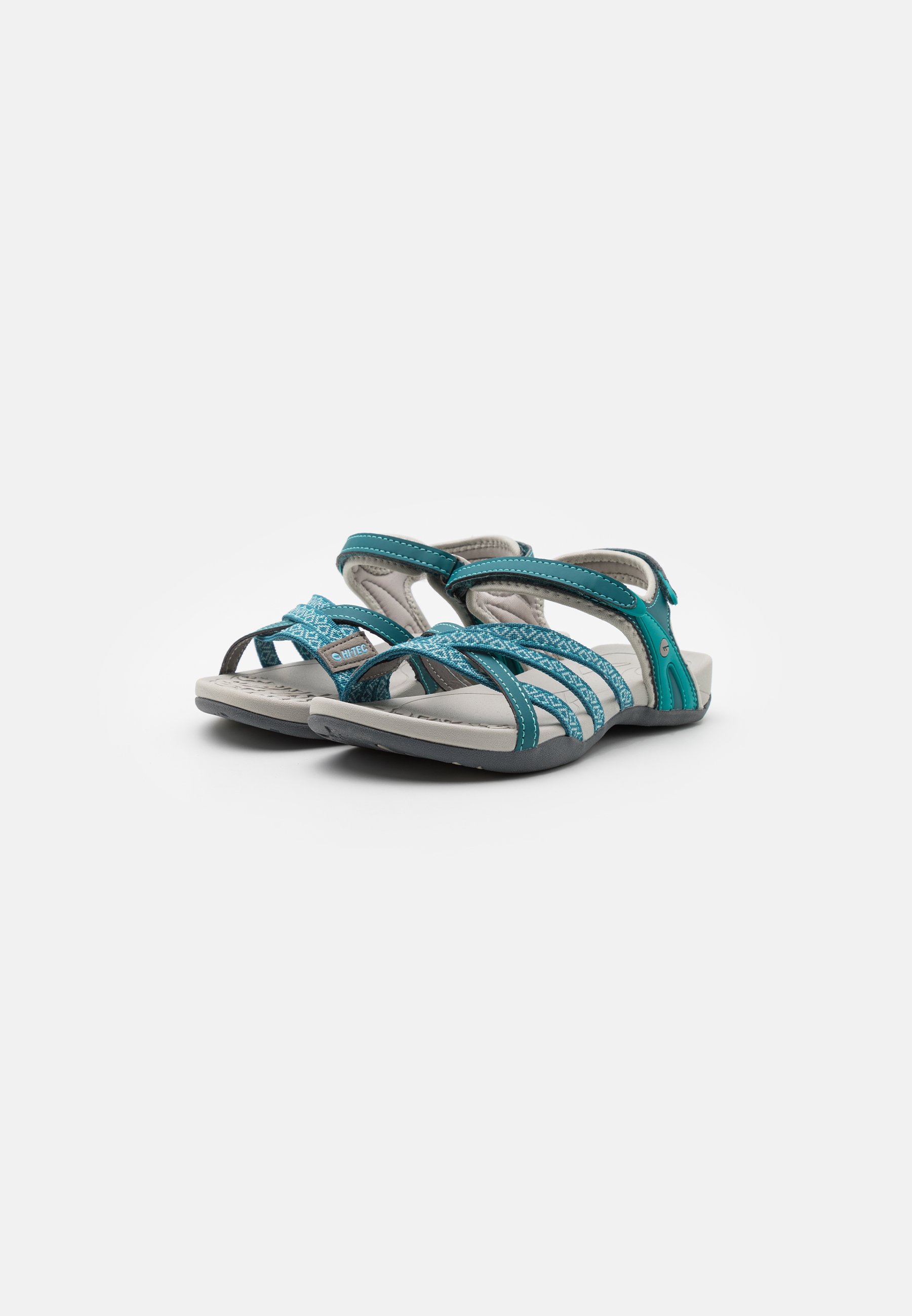 petrol blue sandals