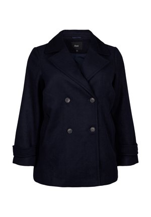 Zizzi MIT TASCHEN - Krátky kabát - dark navy