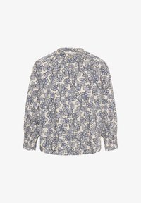 Sélectionné, dark navy leaf print