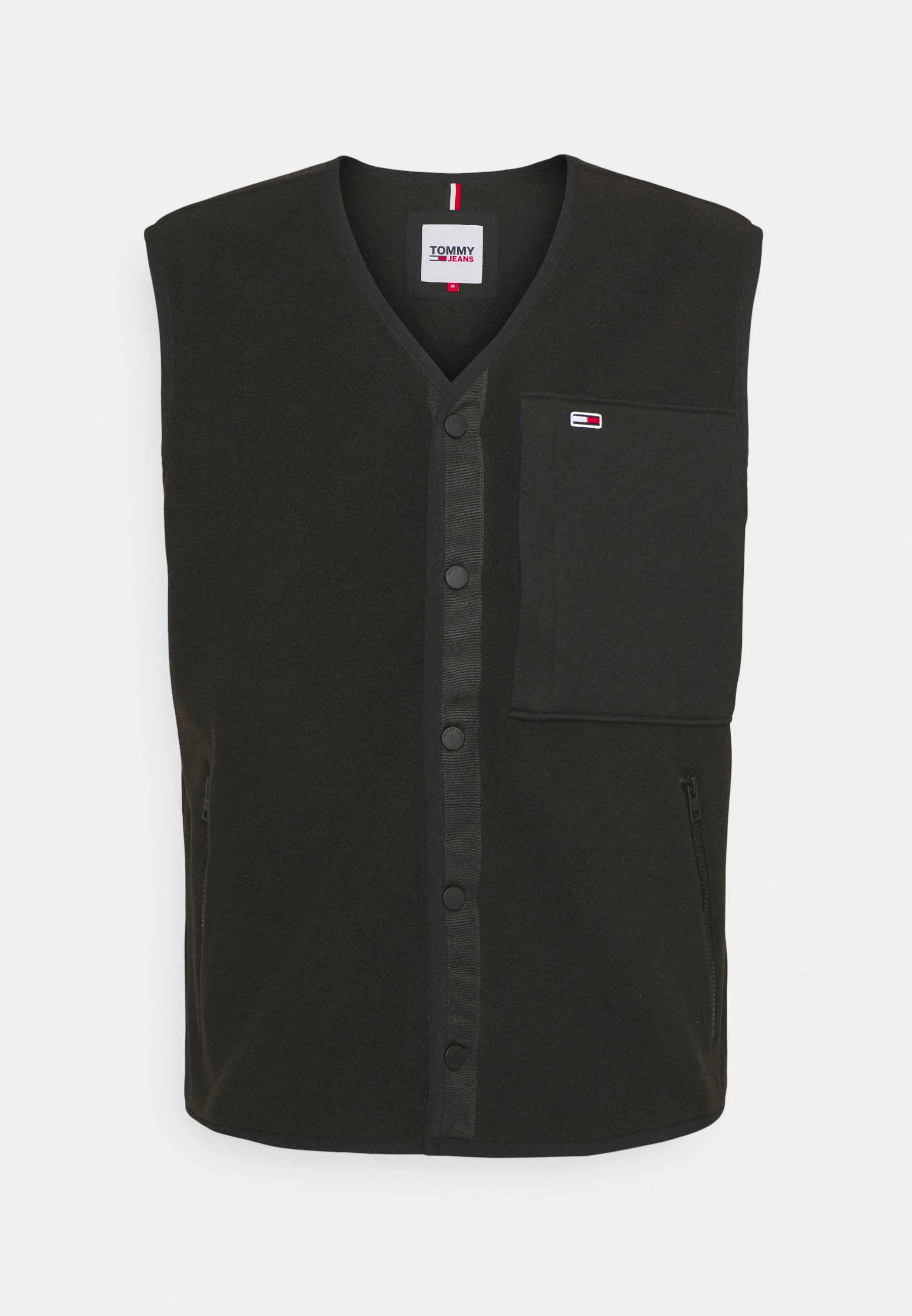 Tommy Jeans POLAR VEST - Liemenė - black/juoda - Zalando.lt