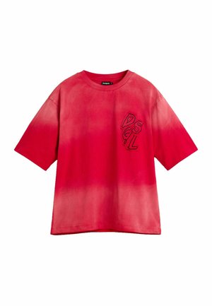 Desigual, EMBROIDERED MICKEY™ T-SHIRT - T-Shirt print - red