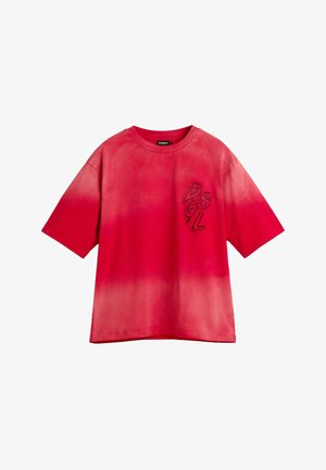 Desigual, EMBROIDERED MICKEY™ T-SHIRT - T-Shirt print - red