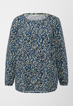 EN CRÊPE - Blouse - navy