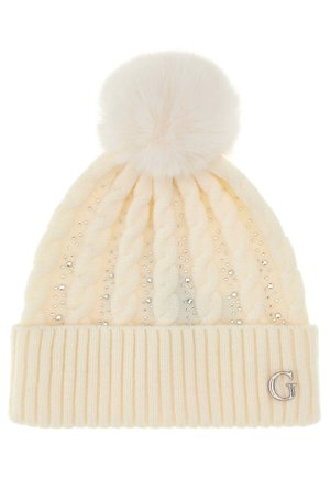 KNITTED BEANIE - Berretto - white
