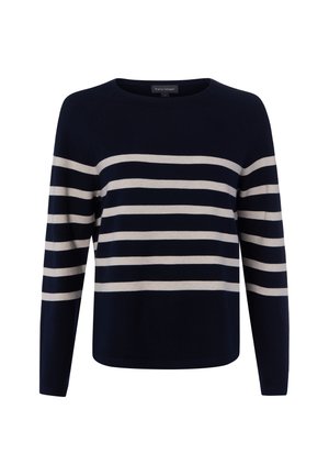 Franco Callegari, FRANCO CALLEGARI STRICKPULLOVER - Strickpullover - marine ecru