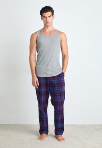 Björn Borg CORE PYJAMA PANTS - Donji dio pidžame - dark blue/bordeaux