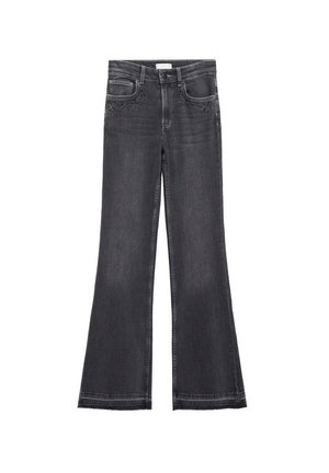 Flared-farkut - black denim