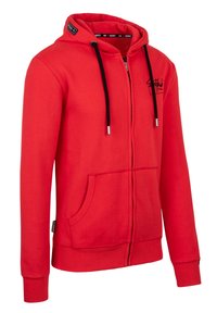 Spitzbub Sudadera con cremallera - red