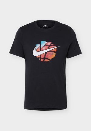 Nike Performance, TEE ASBURY - T-shirt imprimé - black