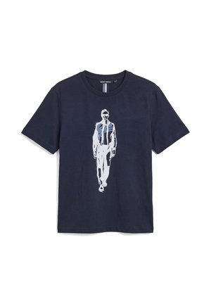 Antony Morato T-shirt con stampa - blue/grey