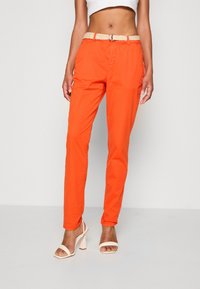 Esprit MIT GÜRTEL - Chinos - bright orange
