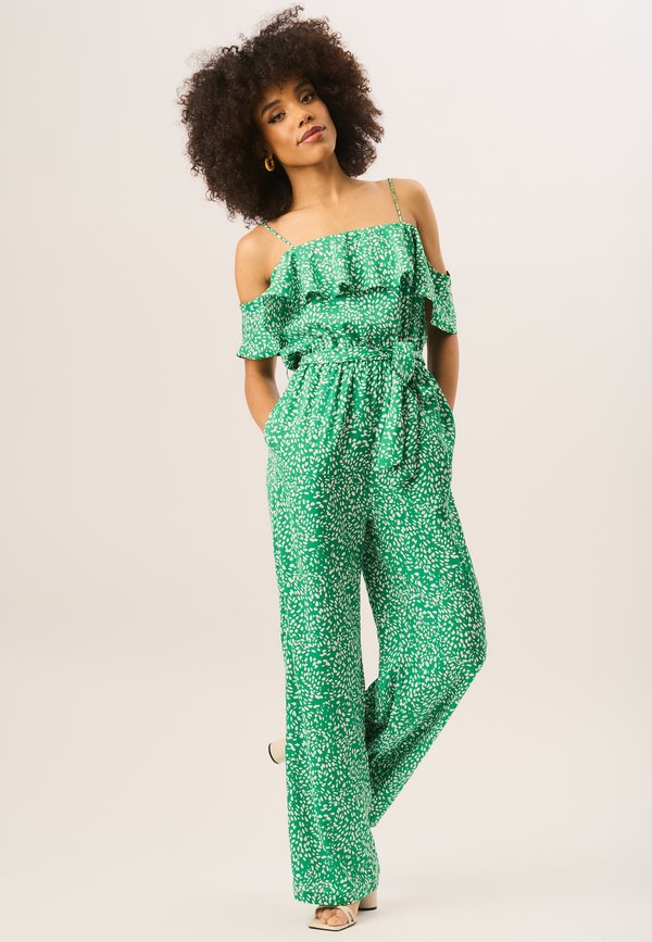 RUFFLE COLD SHOULDER - Jumpsuit