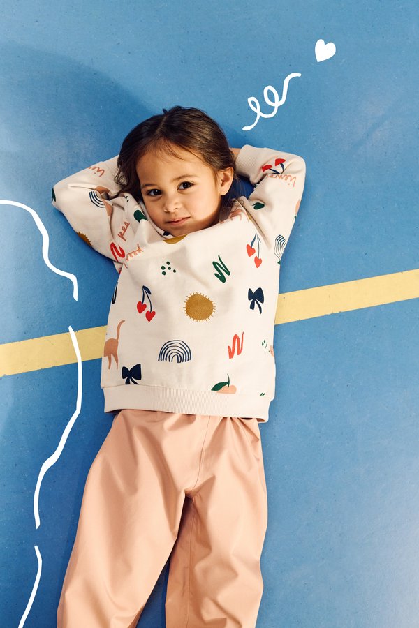 THORA PRINTED UNISEX - Sweatshirt - sandy