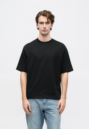 SLHRELAXASPEN O NECK - T-Shirt basic - black