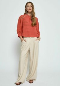 PEPPERCORN TAMARA 3/4 SLEEVE  - Bluza - mecca orange