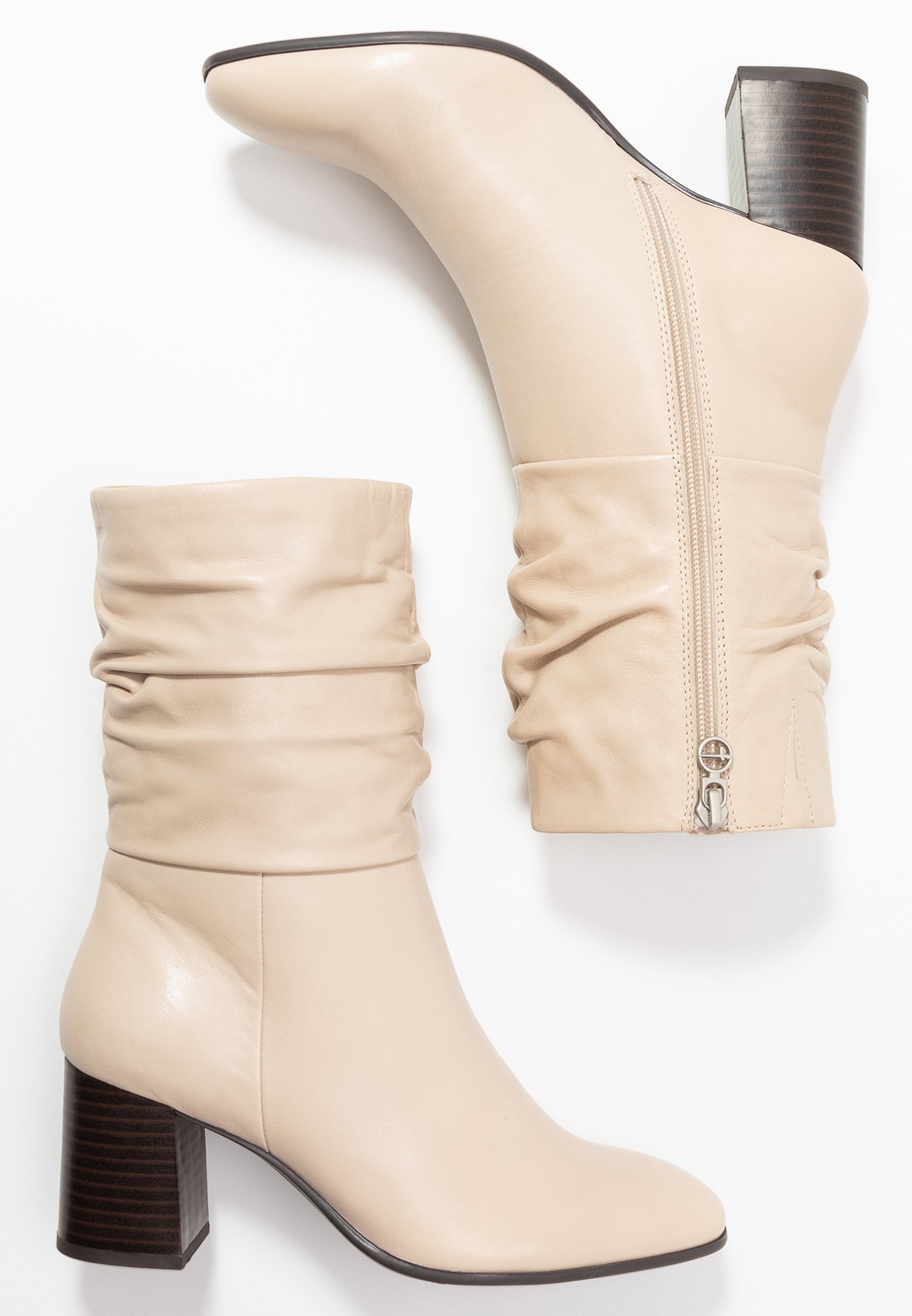 Tamaris Korte laarzen - ivory/wit - Zalando.nl
