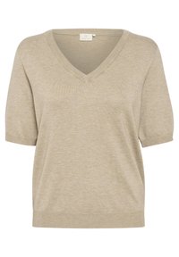 Kaffe T-shirt basic - mottled brown