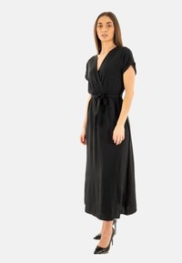Grace & Mila PAPILLON - Robe longue - noir