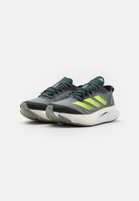 adidas Performance ADIZERO BOSTON 12 - Scarpe da corsa su strada - legend ivy/lucid lemon/silver pebble