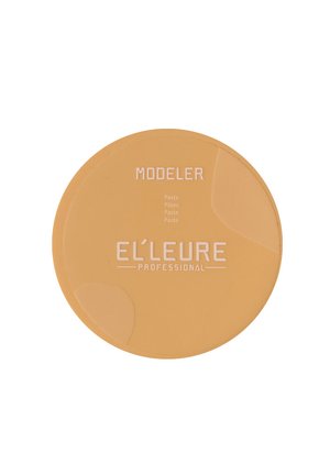 Ronde beige container met het label "Modeler Pasta" van EL'LEURE Professional, waarschijnlijk een styling- of modelleerhaarproduct.