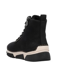 Rieker Bottines à lacets - schwarz