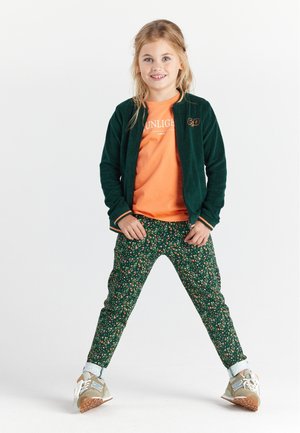 JOLLY DITSY - Leggings - Trousers - blauw groen geel oranje print offwhite