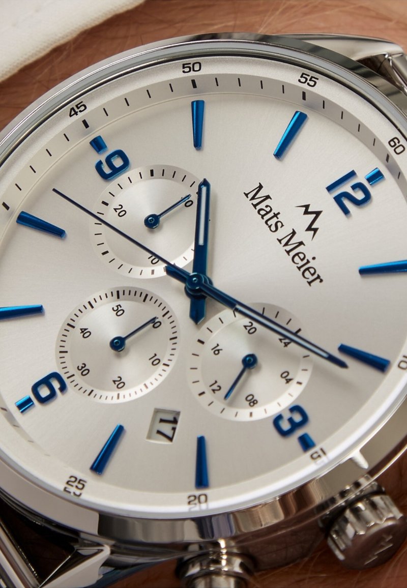Mats Meier Chronograph - silber farbend