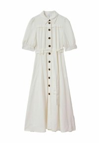 Reiss MALIKA BELTED SLEEVE MIDI - Blusenkleid - white