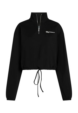 Karl Lagerfeld Jeans, KLJ REG HALF ZIP SWEAT - Φούτερ - black