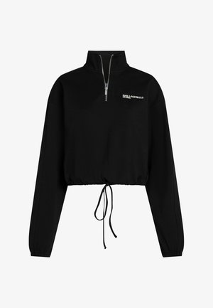 Karl Lagerfeld Jeans, KLJ REG HALF ZIP SWEAT - Φούτερ - black