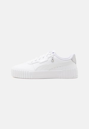 Puma CARINA 3.0 CHARM JR UNISEX - Baskets basses - white/silver-coloured