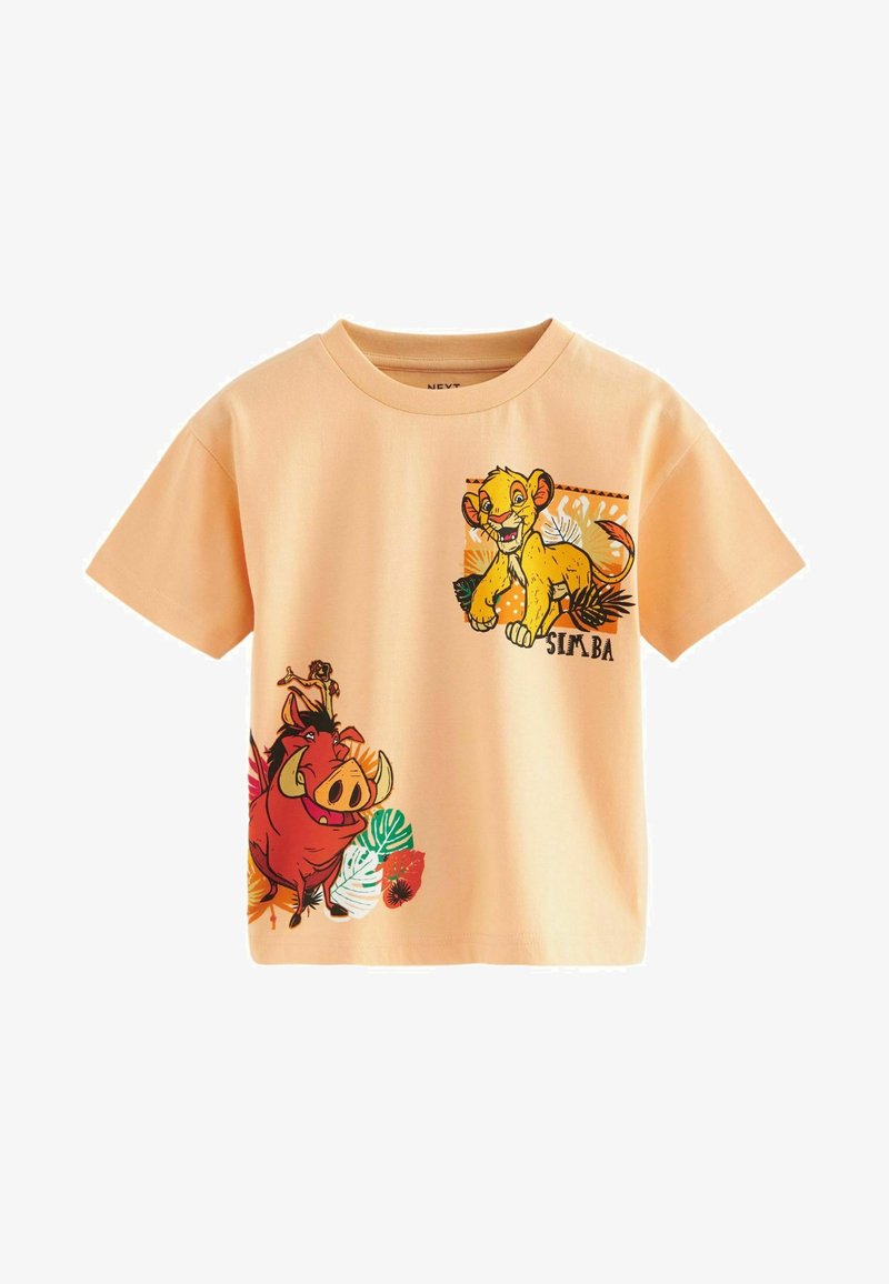 Next LION KING SHORT SLEEVE - REGULAR FIT - T-Shirt print - orange