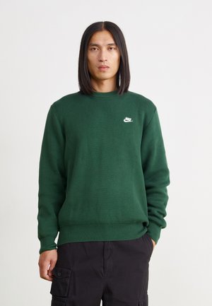 Nike Sportswear CLUB CREW - Maglione - fir/white