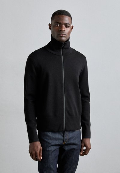 sandro TRUCKER CARDIGAN - Ζακέτα - noir