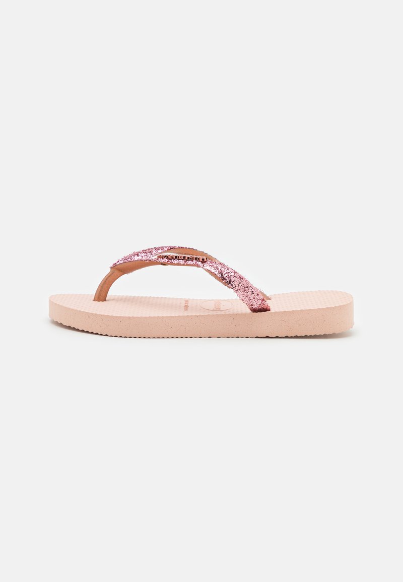 Havaianas SLIM GLITTER II MINI ME KIDS - Papuci plajă - ballet rose/golden blush