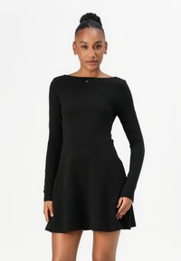 Tommy Jeans ESSENTIAL DRESS - Vestito di maglina - black