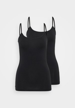ONLY Tall ONLLOVE SINGLET 2 PACK - Felső - black