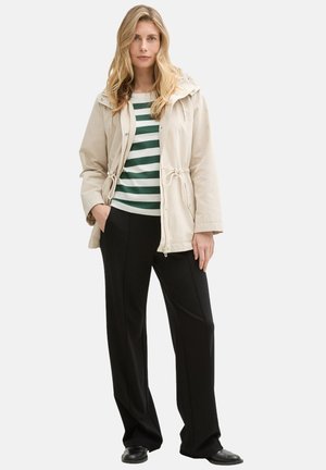 TOM TAILOR MIT ABNEHMBARER KAPUZE - Parka - sand stone beige