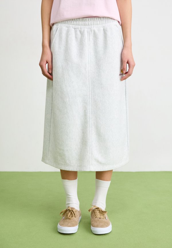 AMERICAN SCRIPT SKIRT - Pencil skirt - ash heather