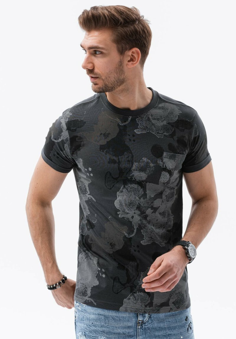 Ombre Camiseta estampada - dark grey