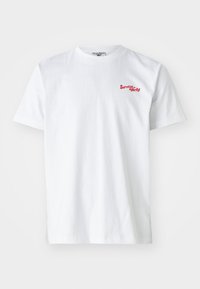 WORK + PLEASURE TEE - Print T-shirt - white