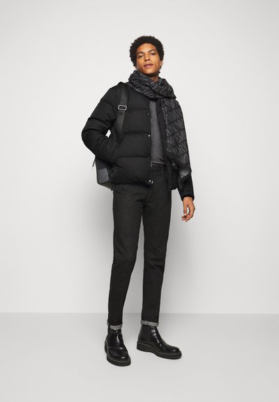 Emporio Armani Casaco de penas - black