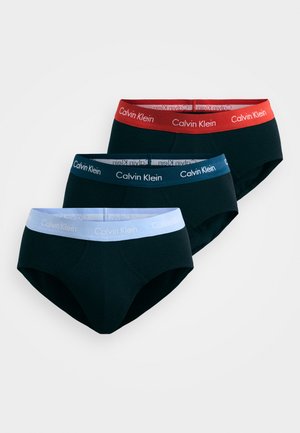 HIP BRIEF 3 PACK - Slip - black/ink/adrenaline rush
