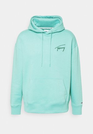Felpa con cappuccio - turquoise