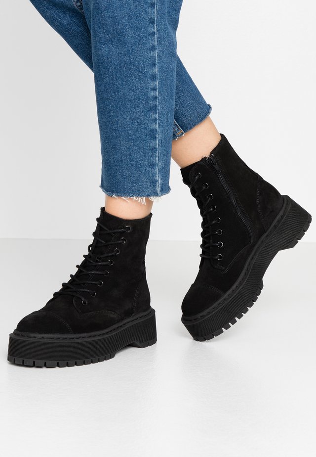 VMPATH BOOT - Platform ankle boots - black
