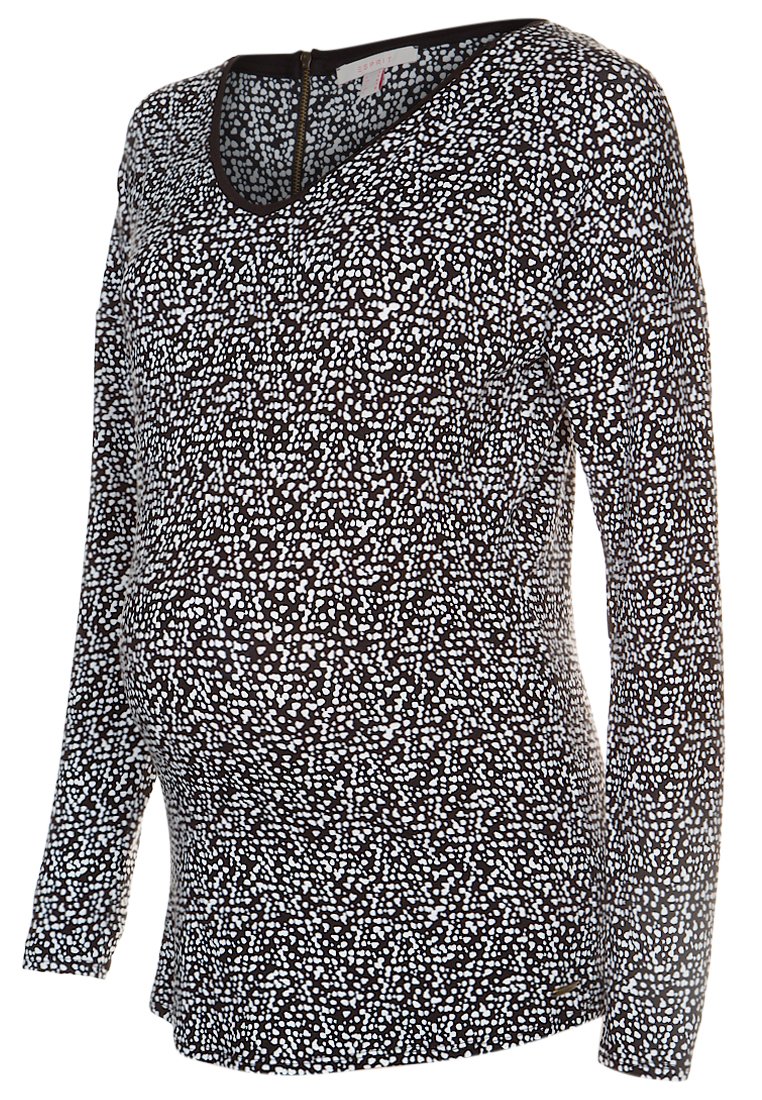 Esprit Maternity Longsleeve zwart/wit